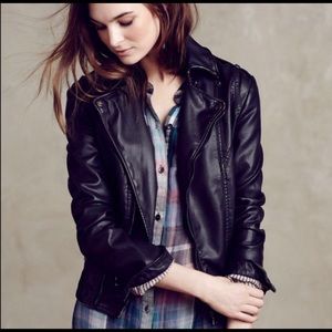 Jkt Vegan Leather Jacket | Anthropologie | Small